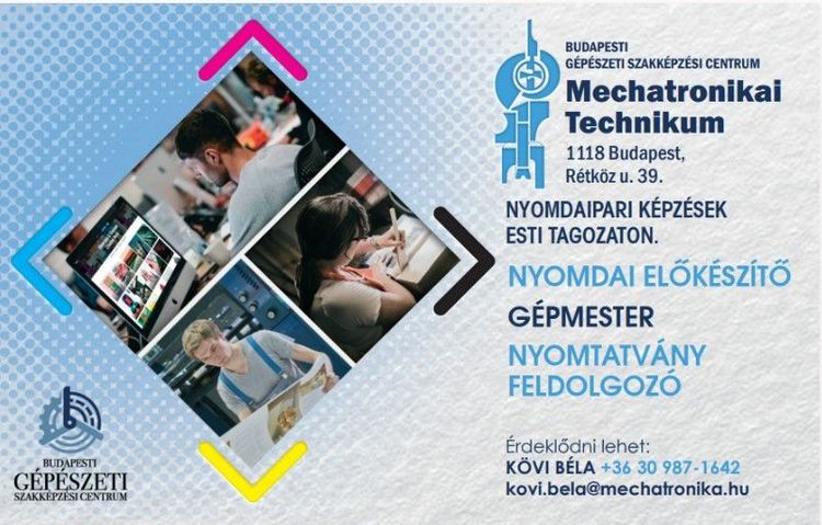 Nyomdatechnikai képzés