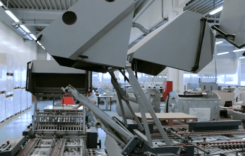 Modern gyárak éjszakája 