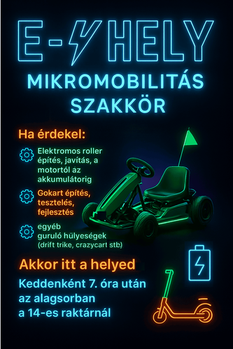 Mikromobilitás szakkör indul